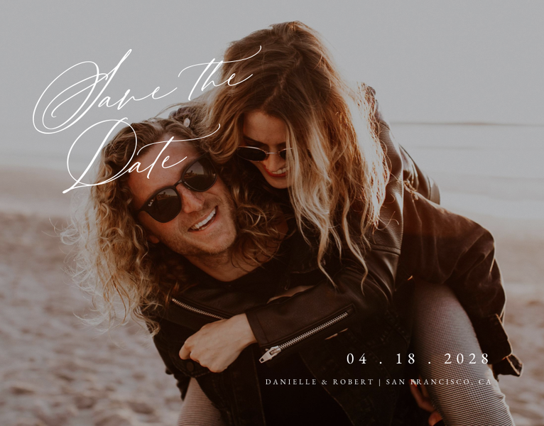 Mesilla Photo | White | Zola Save The Dates