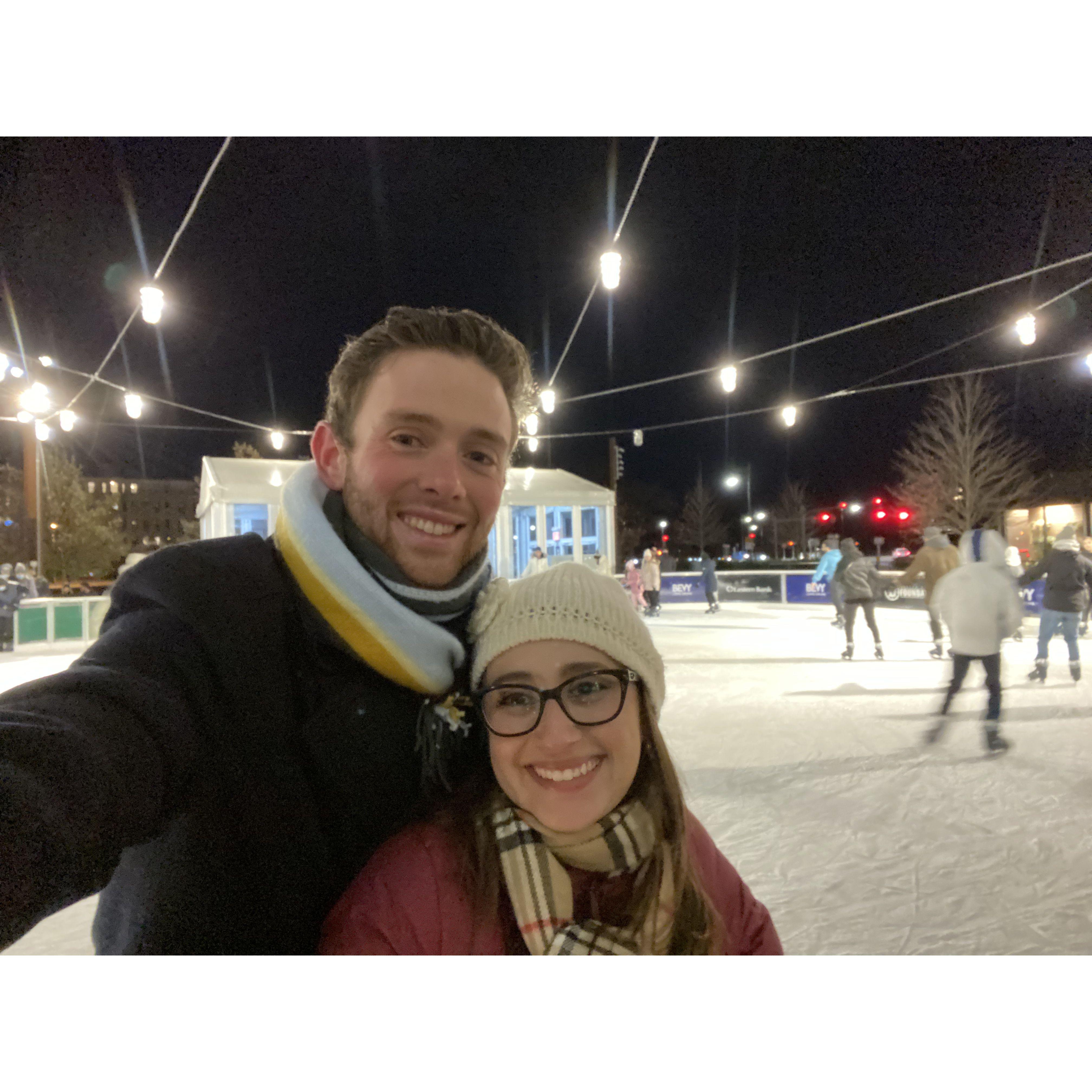December 2021 - Keeping the ice skating tradition going in Boston
