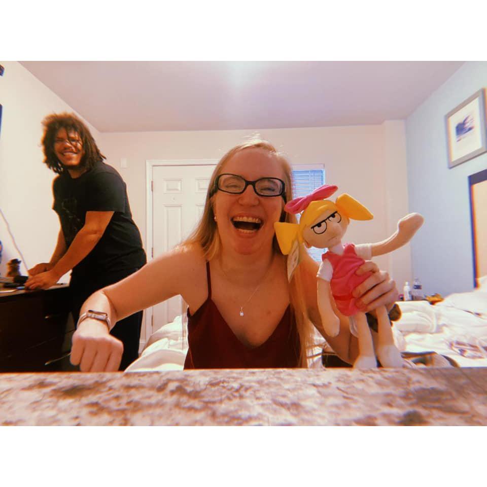 Our first Ocean City trip together where we won SO MUCH stuff from the arcades.