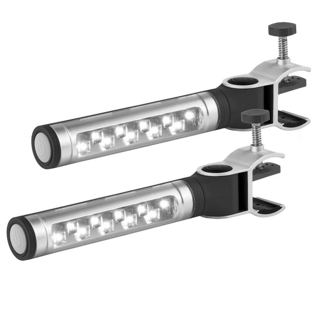 Sorbus 2 Pack Bright LED Lights-360 Degree Clamping Grill Light, Weather Resistant, Task Lighting Barbecue Grilling