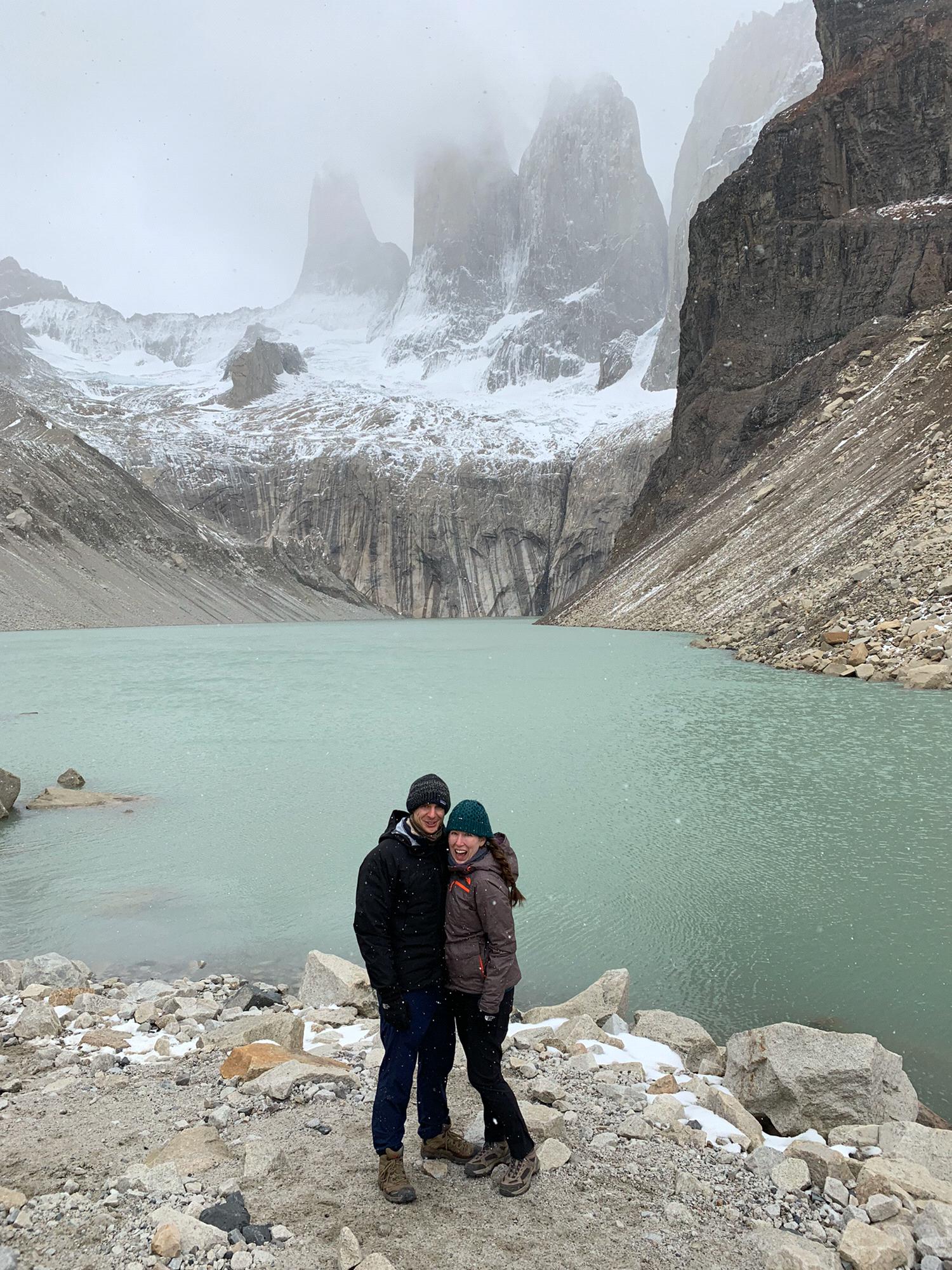 hiking through Patagonia