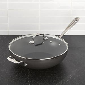 All-Clad ® HA1 Hard-Anodized Chef's Pan with Lid
