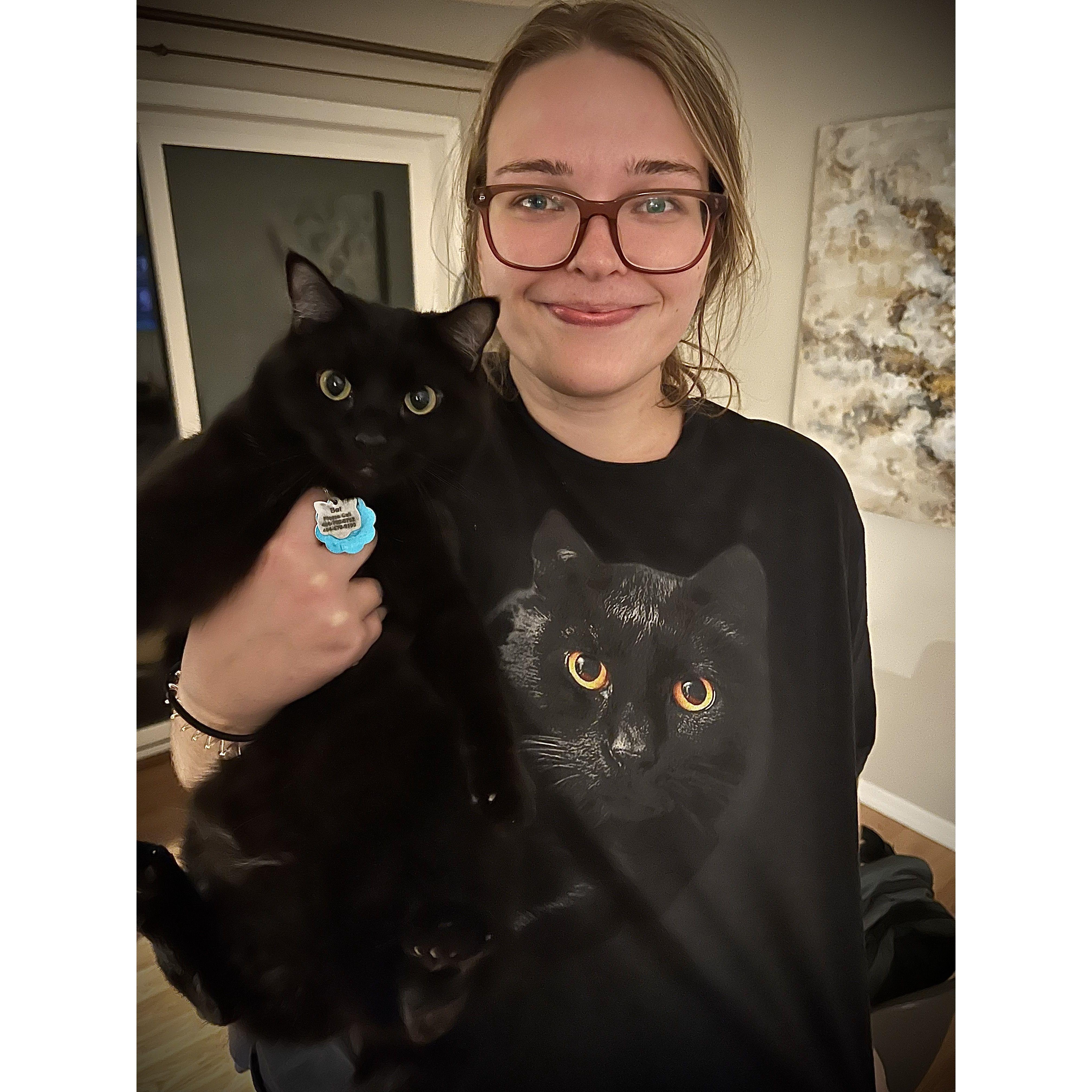 2022 - the year J gifted Teresa her favorite t-shirt (appropriately named, the "bat shirt").