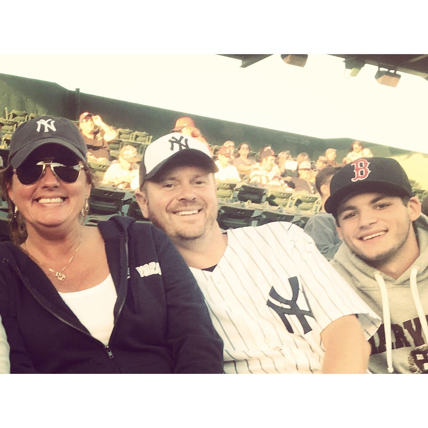 Aaron's 40th Birthday at Fenway Park, Boston 2016