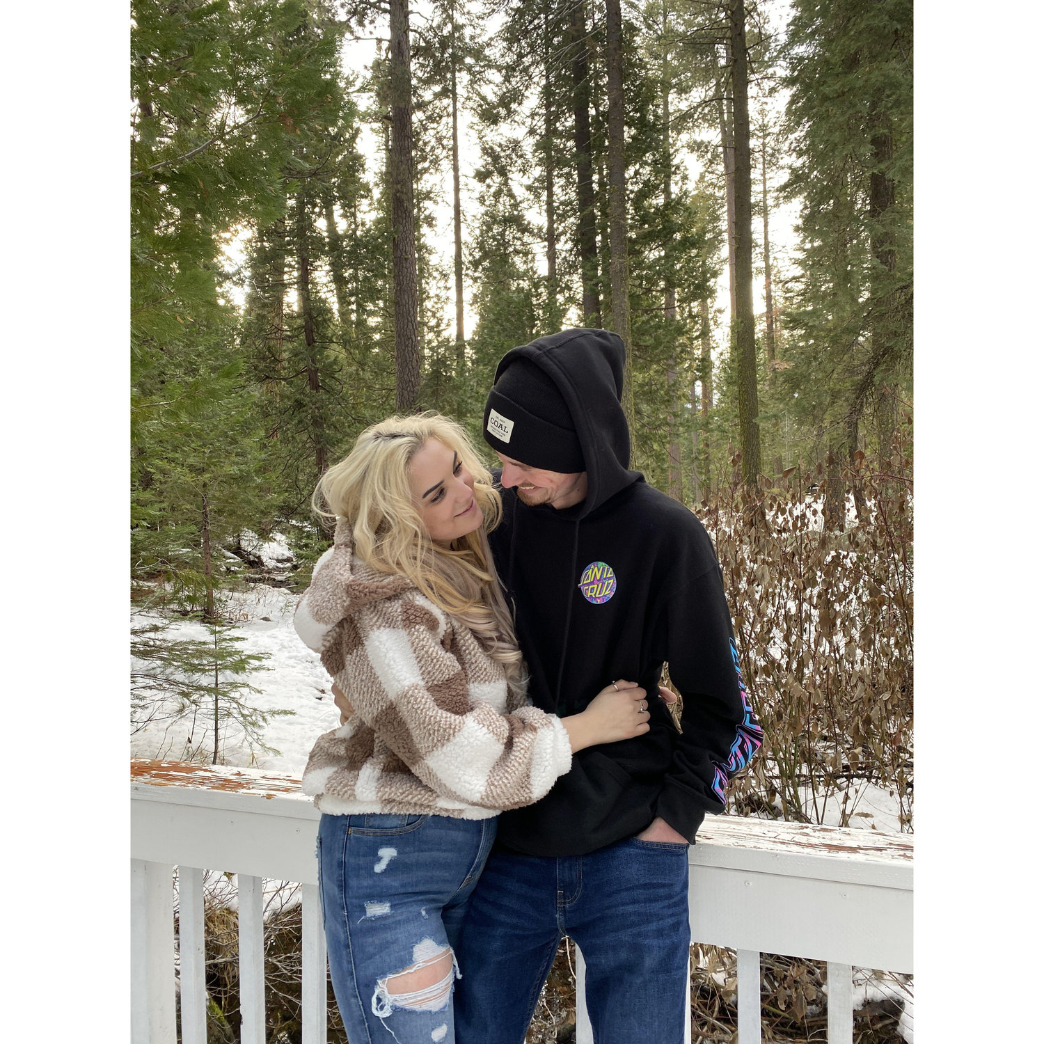 Our first trip together! We went to Pinecrest, CA. This a spot Helaina would go with her family every summer growing up. January, 2021