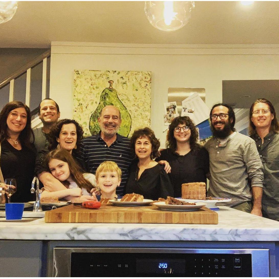 Celebrating Linda's (Robert's mom) big birthday.