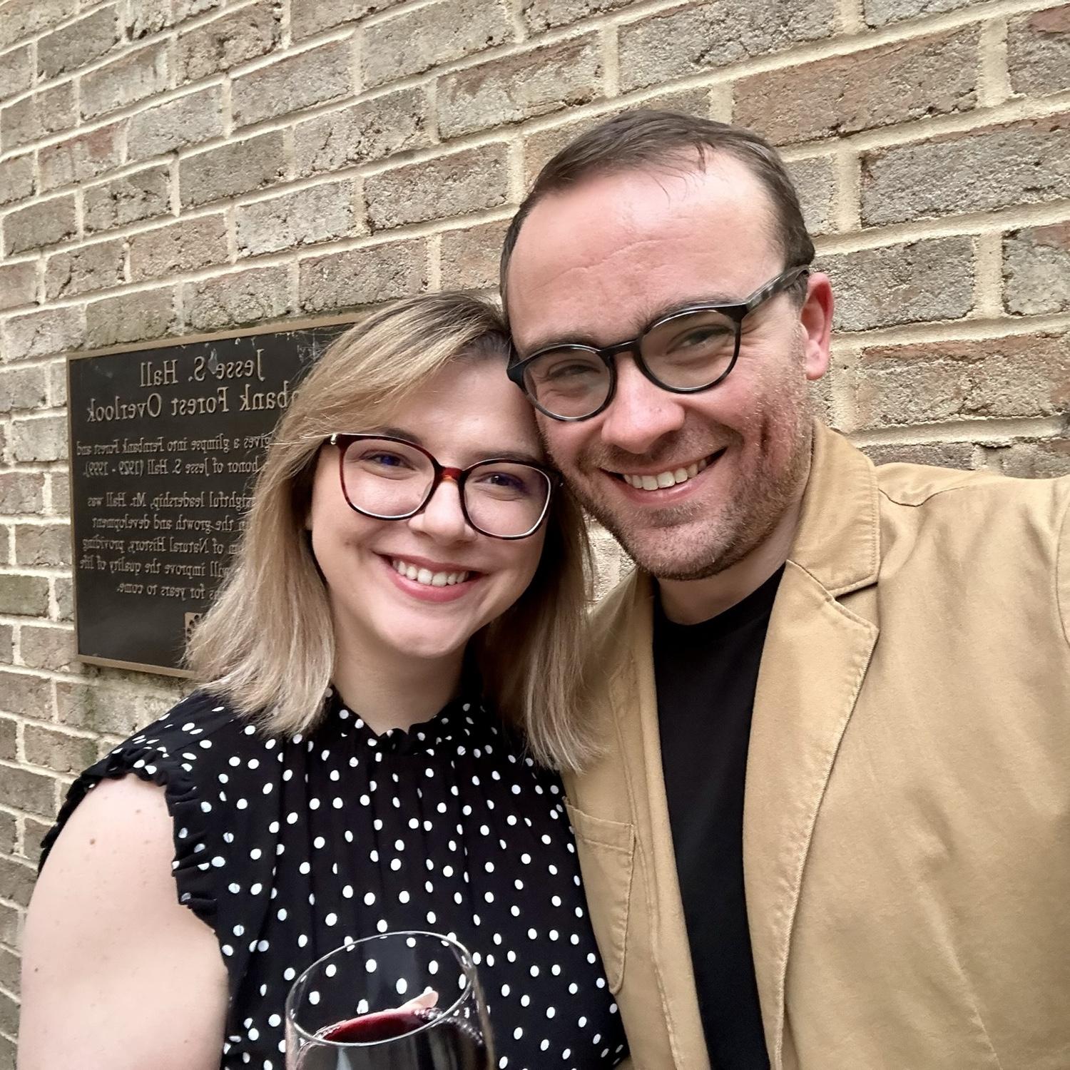 Date night at a work event at Fernbank. One of our early dates was at the museum.