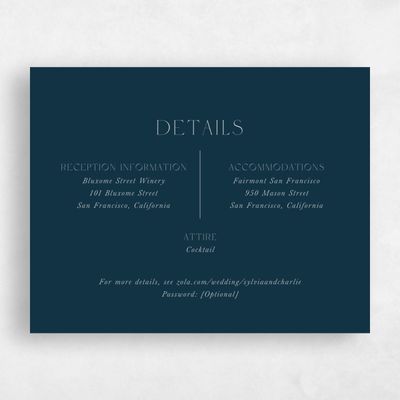 Deepest Teal, Blue Wedding Enclosure - Bayeux