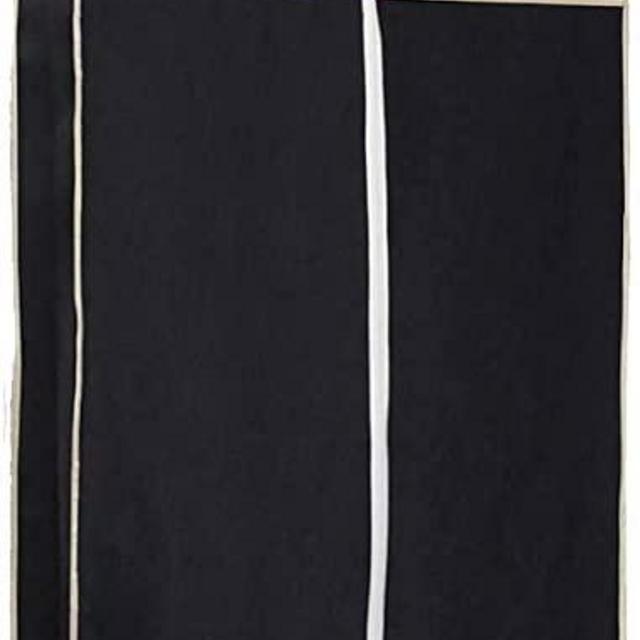 MISSLO 43" Gusseted Travel Garment Bag with Accessories Zipper Pocket Breathable Suit Garment Cover for Shirts Dresses Coats, Black