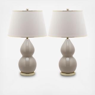 Double Gourd Table Lamp, Set of 2