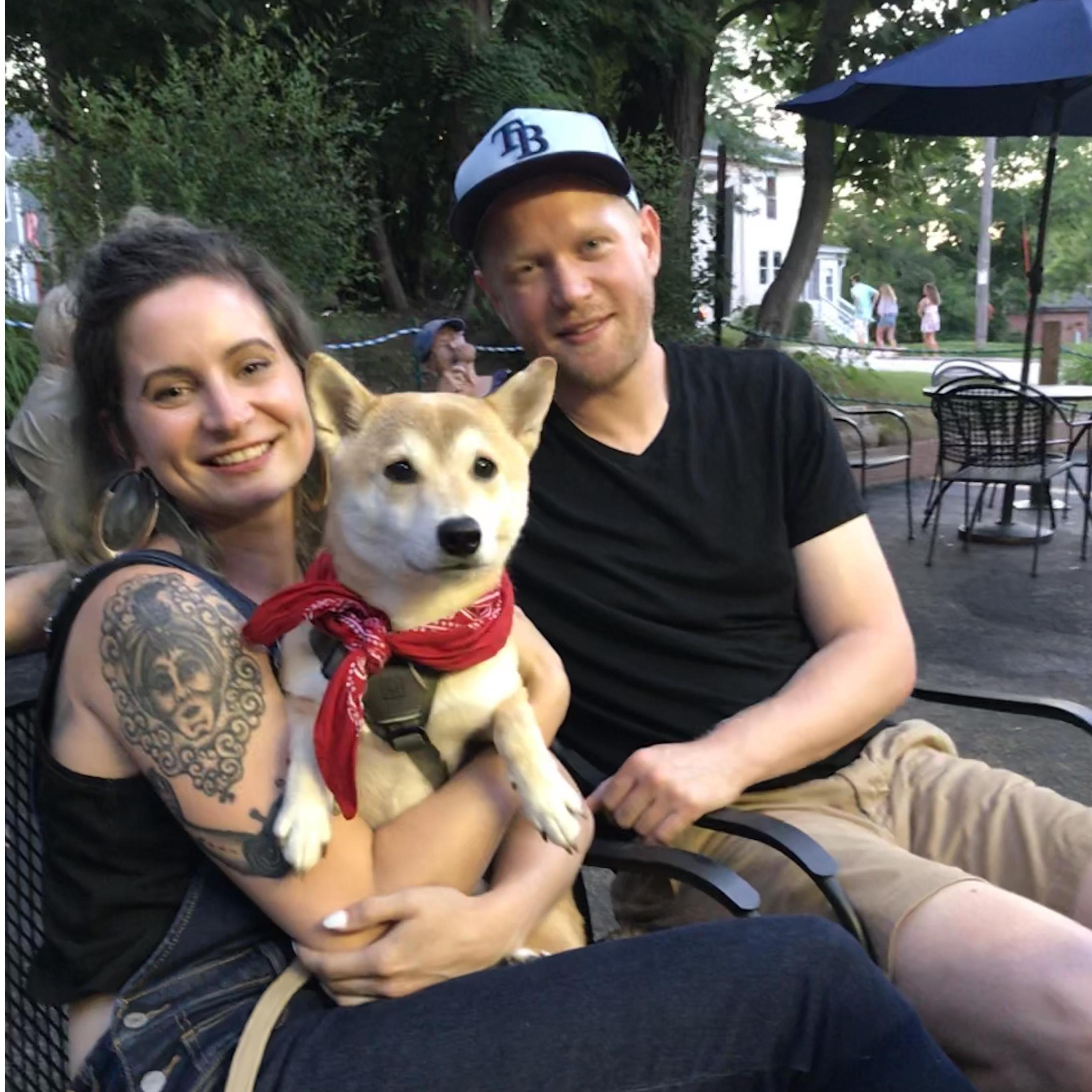 We LOVE our dog, Mohawk! Her bandana is very cute.