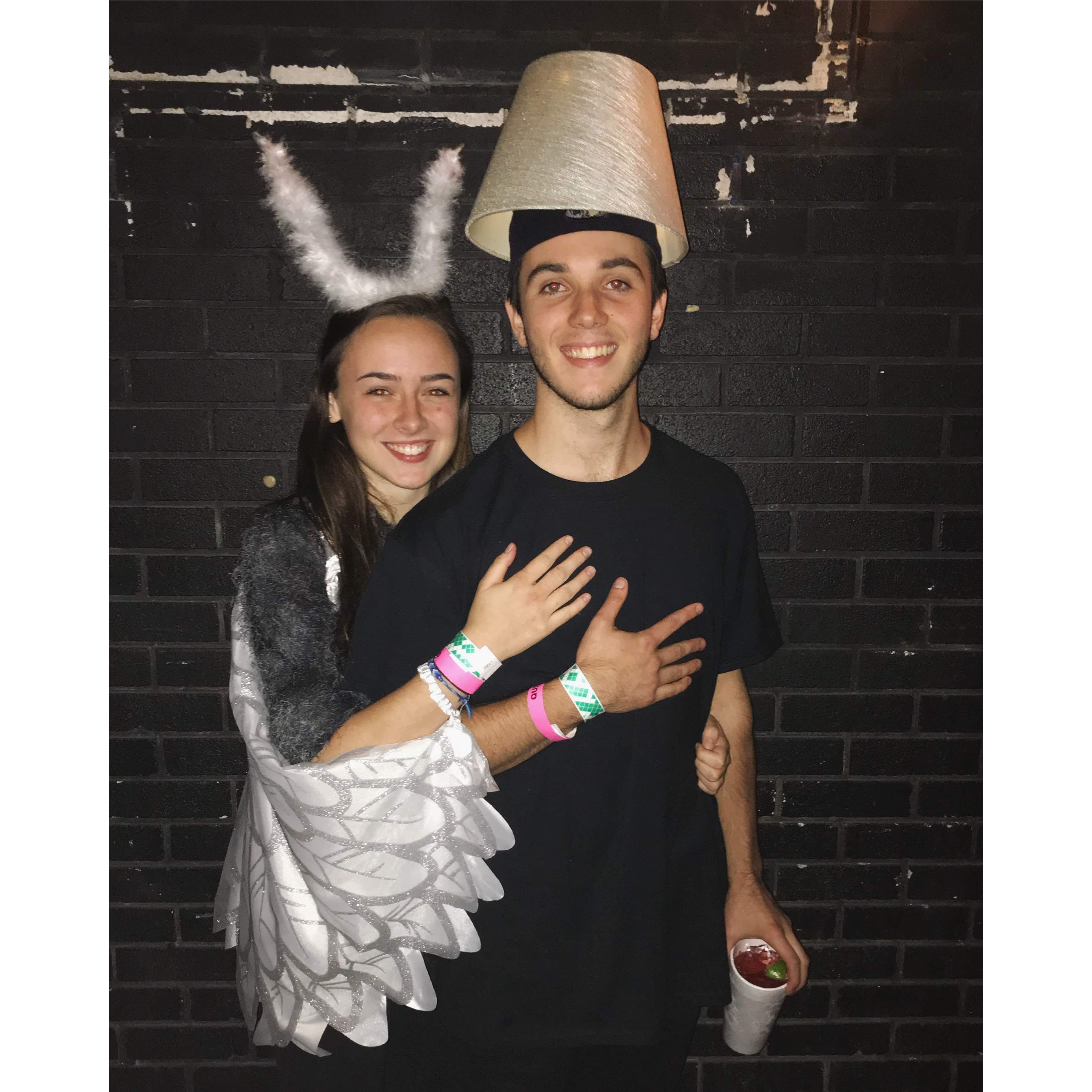 First Halloween together (credit to Braxton for costume idea)