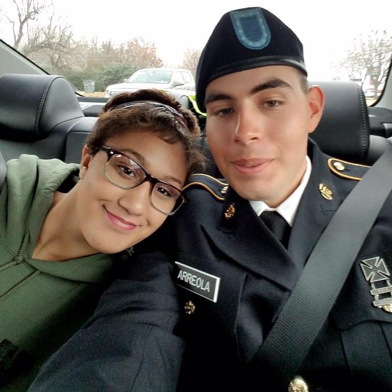 Us in Oklahoma after he finished Basic training