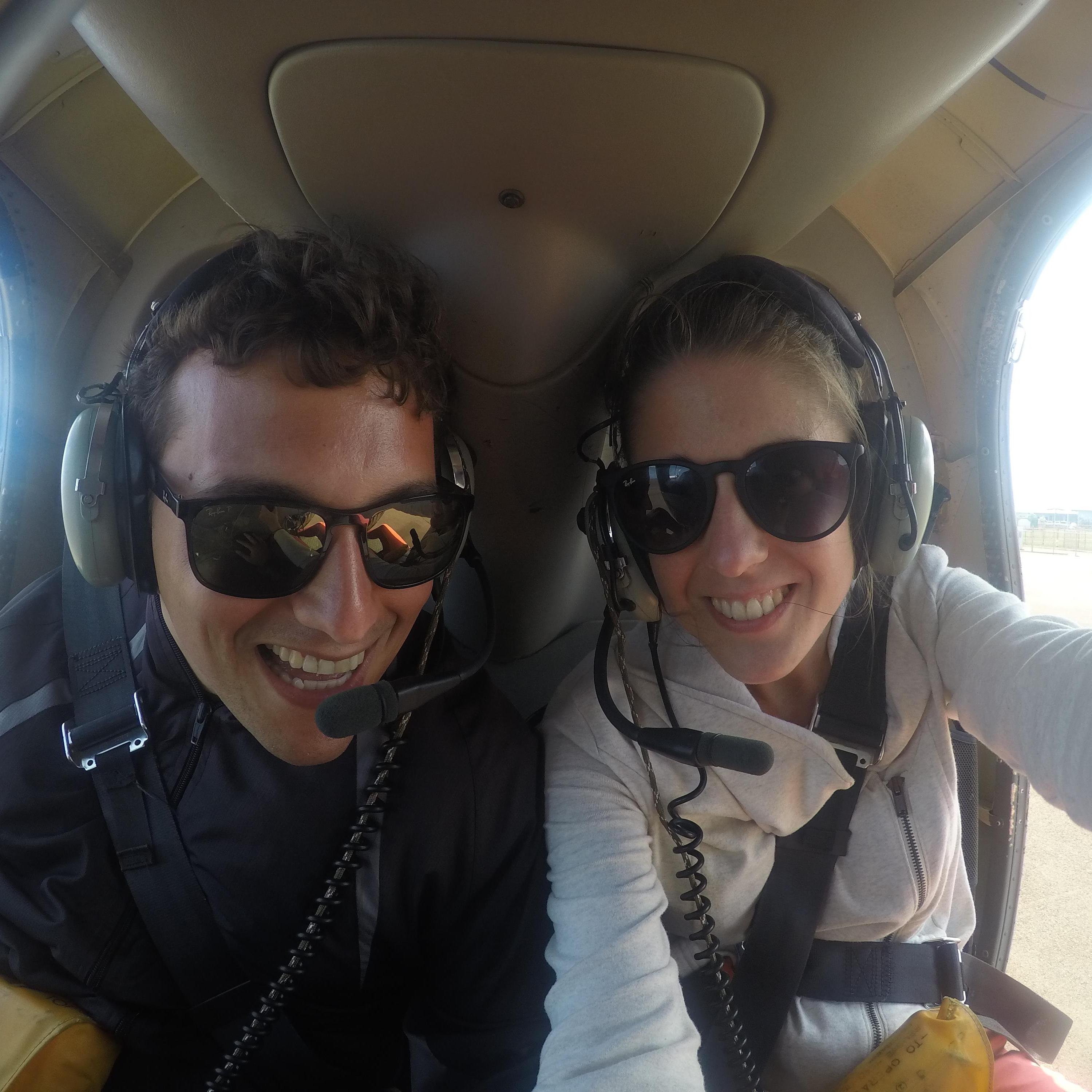 Despegando en helicoptero!