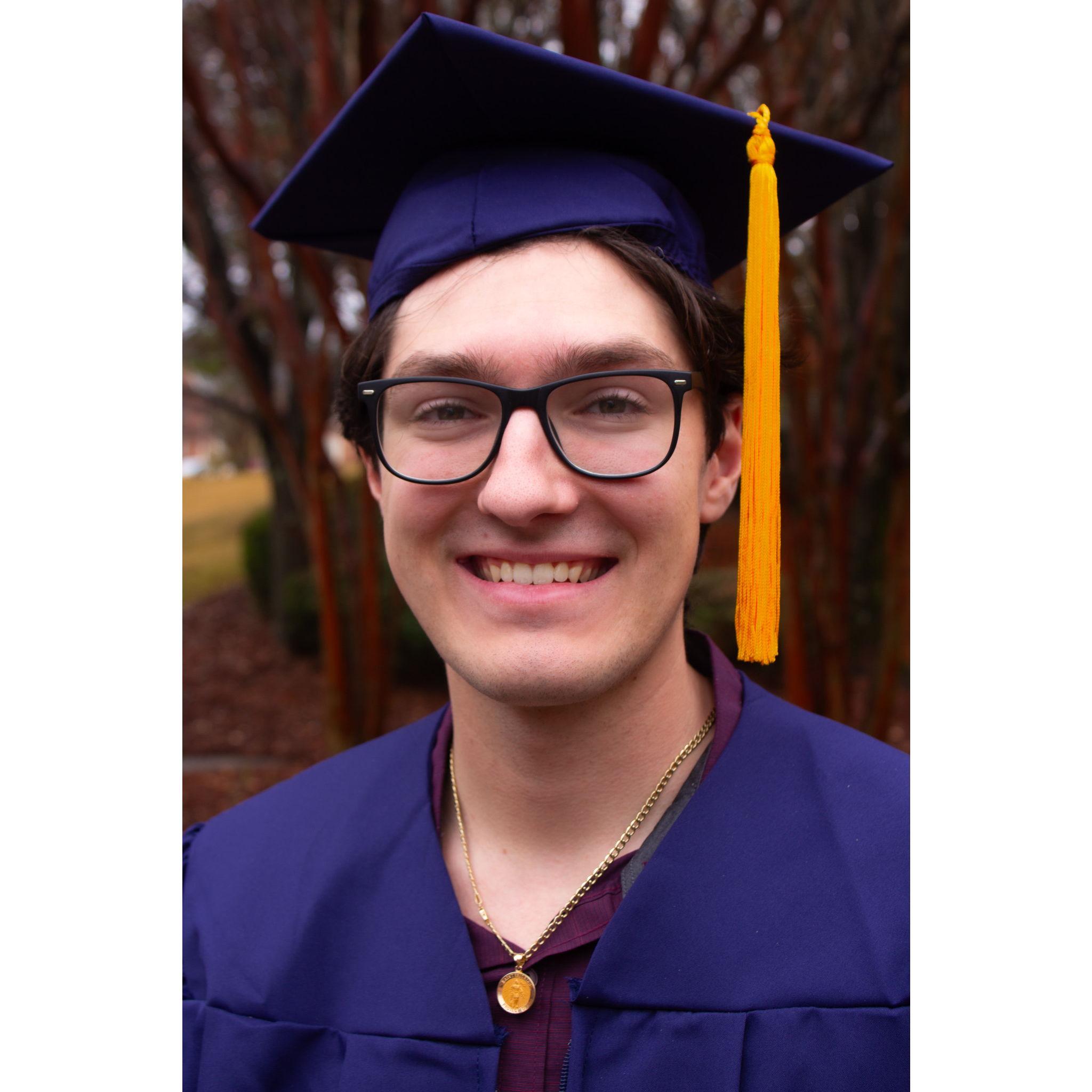 Dec. 09, 2023: Charlie graduates from Samford!
