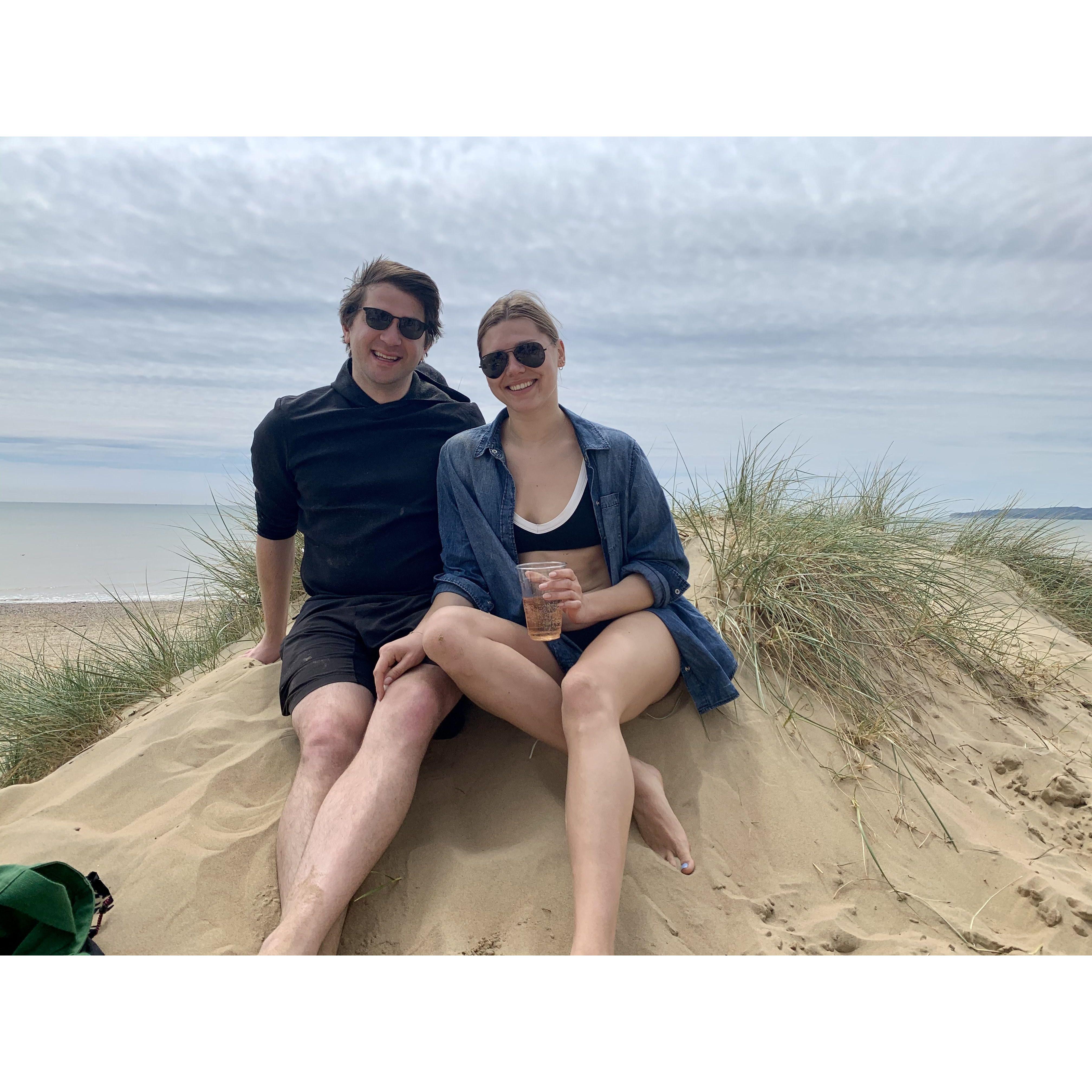 Camber Sands, UK for Jeff's 30th