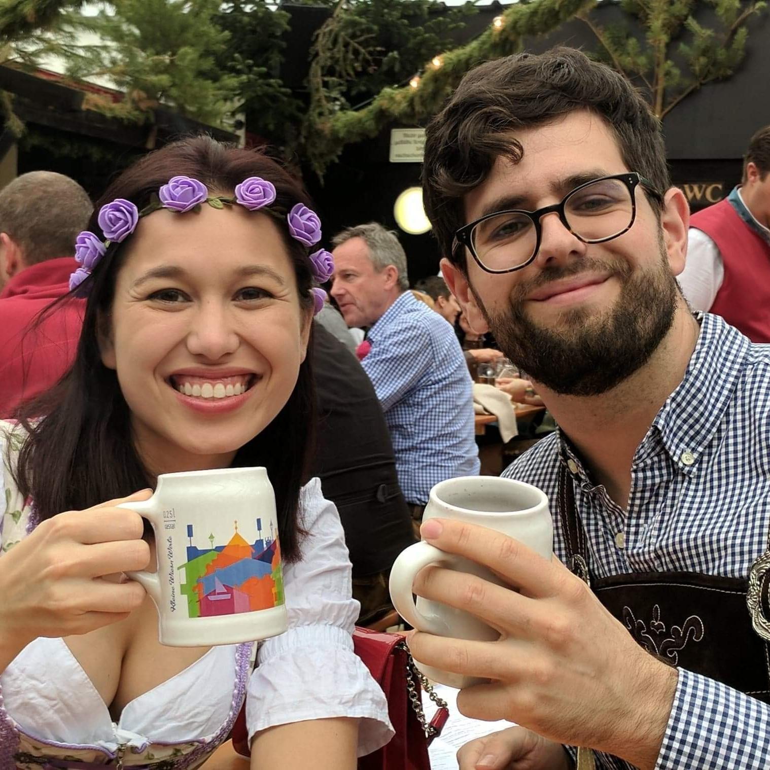 Being the beer lovers we are, we spent our first anniversary in Munich at Oktoberfest