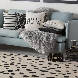 Glyph Breathe Throw Pillow
