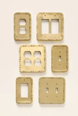 Floral Border Switch Plate