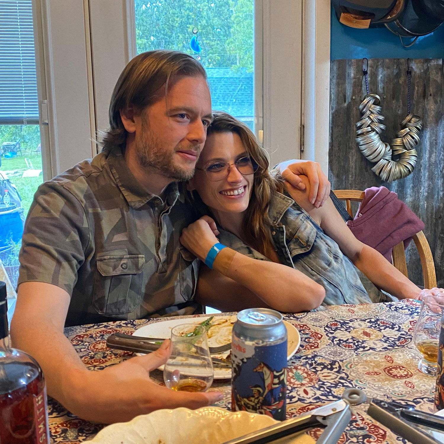 Our first family dinner together