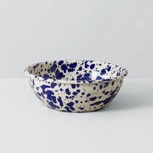 Splatter Enamel Salad Bowl