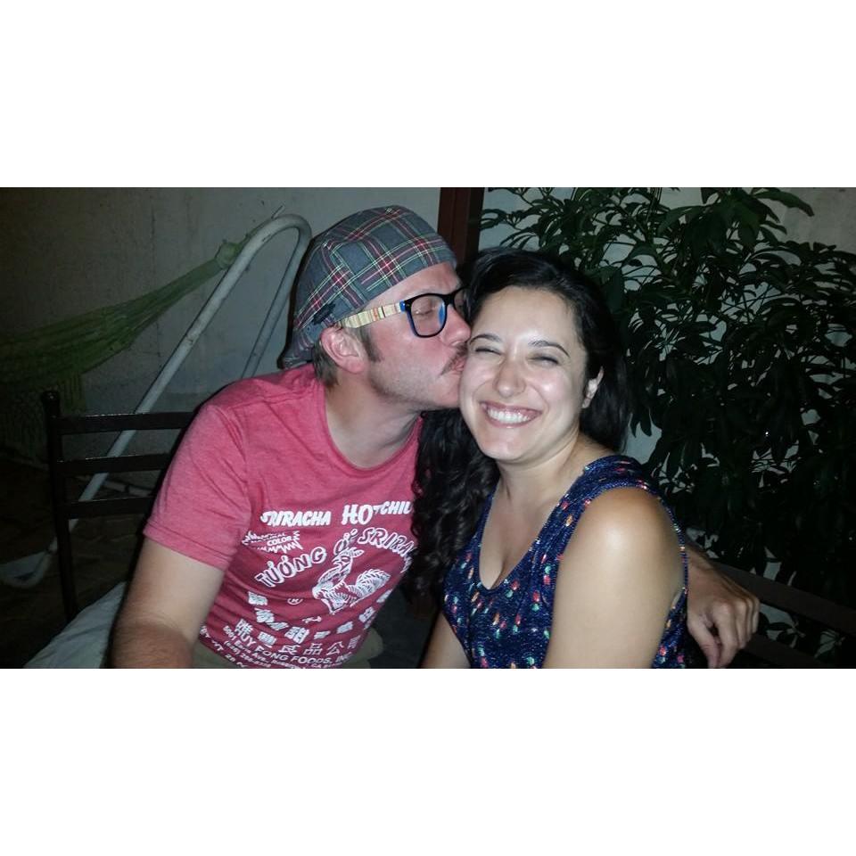 Our first Christmas together in Chile, 2013.