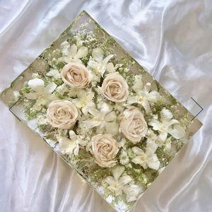 Flower Preservation - Custom Rectangular Block