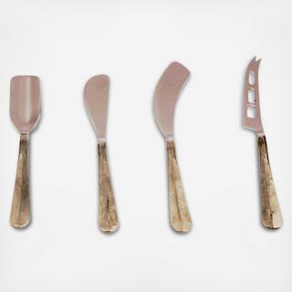 Ridge 4-Piece Cheese Serving Set