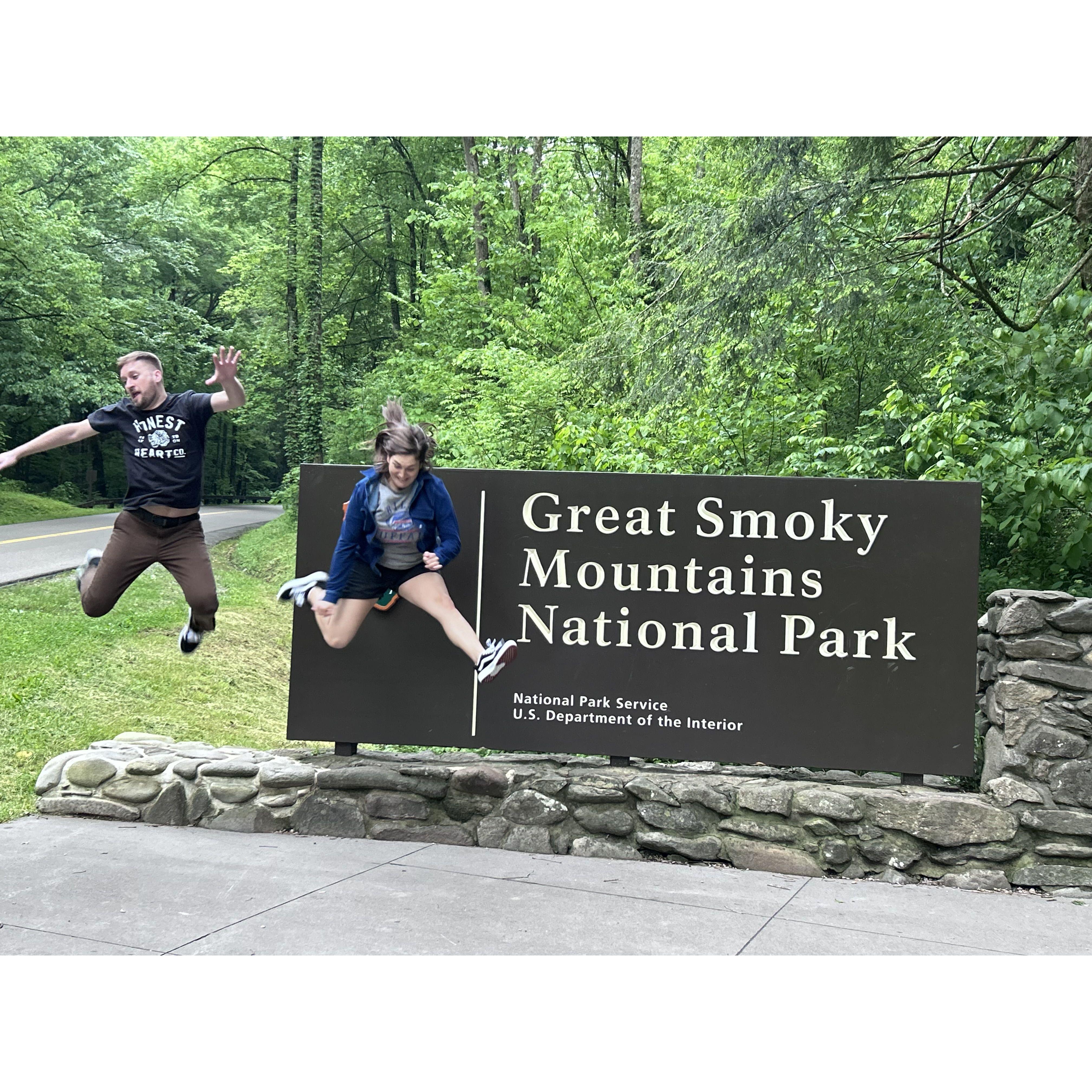 First time visiting the Great Smoky Mountains!