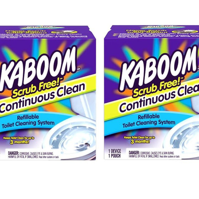 Church And Dwight 35113" kaboom Scrub Free Toilet Cleaning System (Pack of 2)