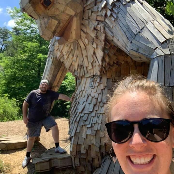 Summer Vacation with the Burkes! (Hiking in the forest with these GIANTS!)