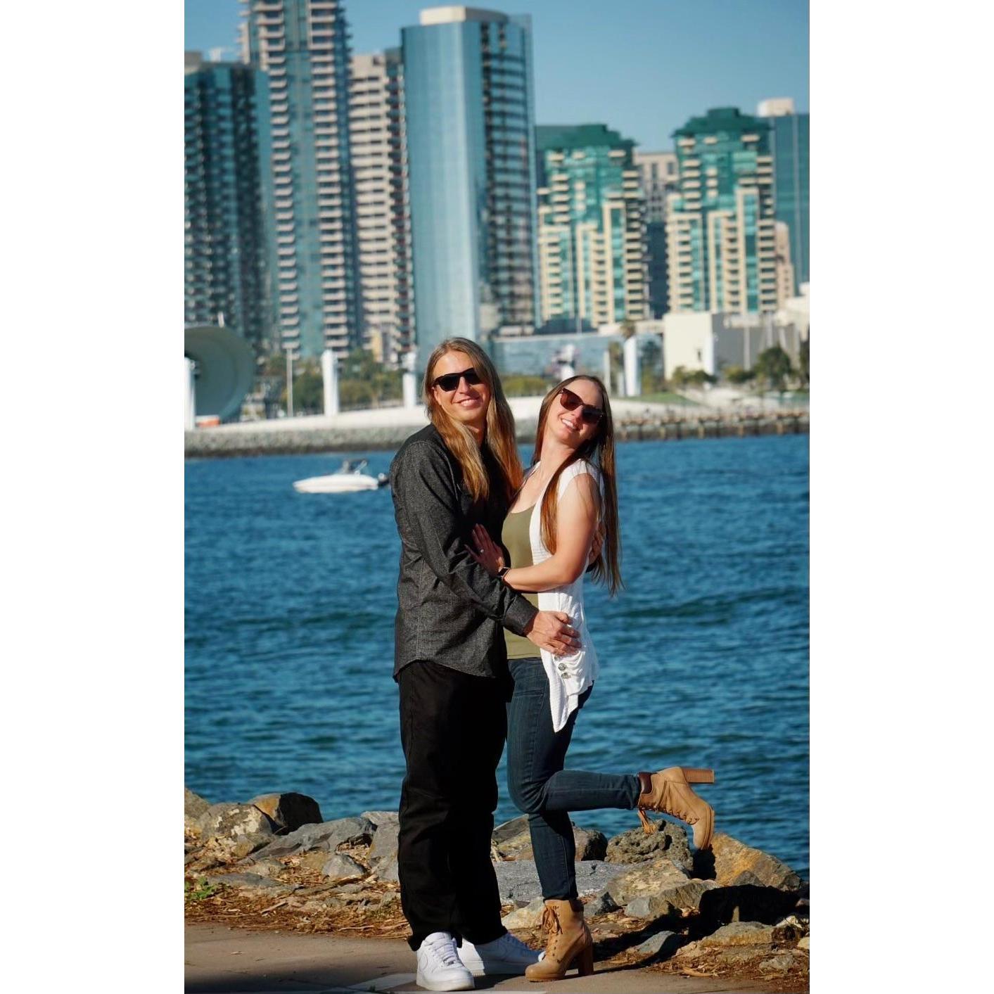 Coronado Island Engagement Photo Session