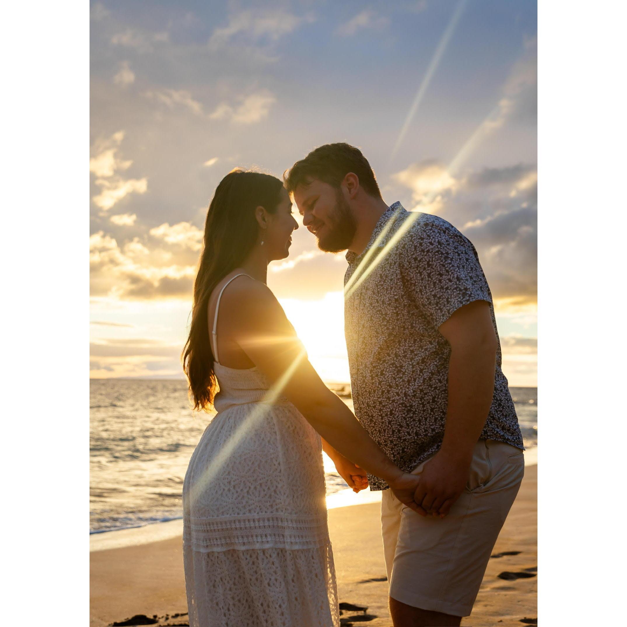 Engagement pictures in Maui