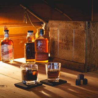 Personalized 7-Piece Whiskey Box Gift Set