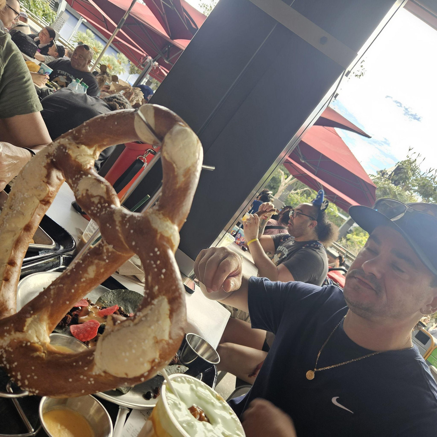 Delicious GIANT pretzel