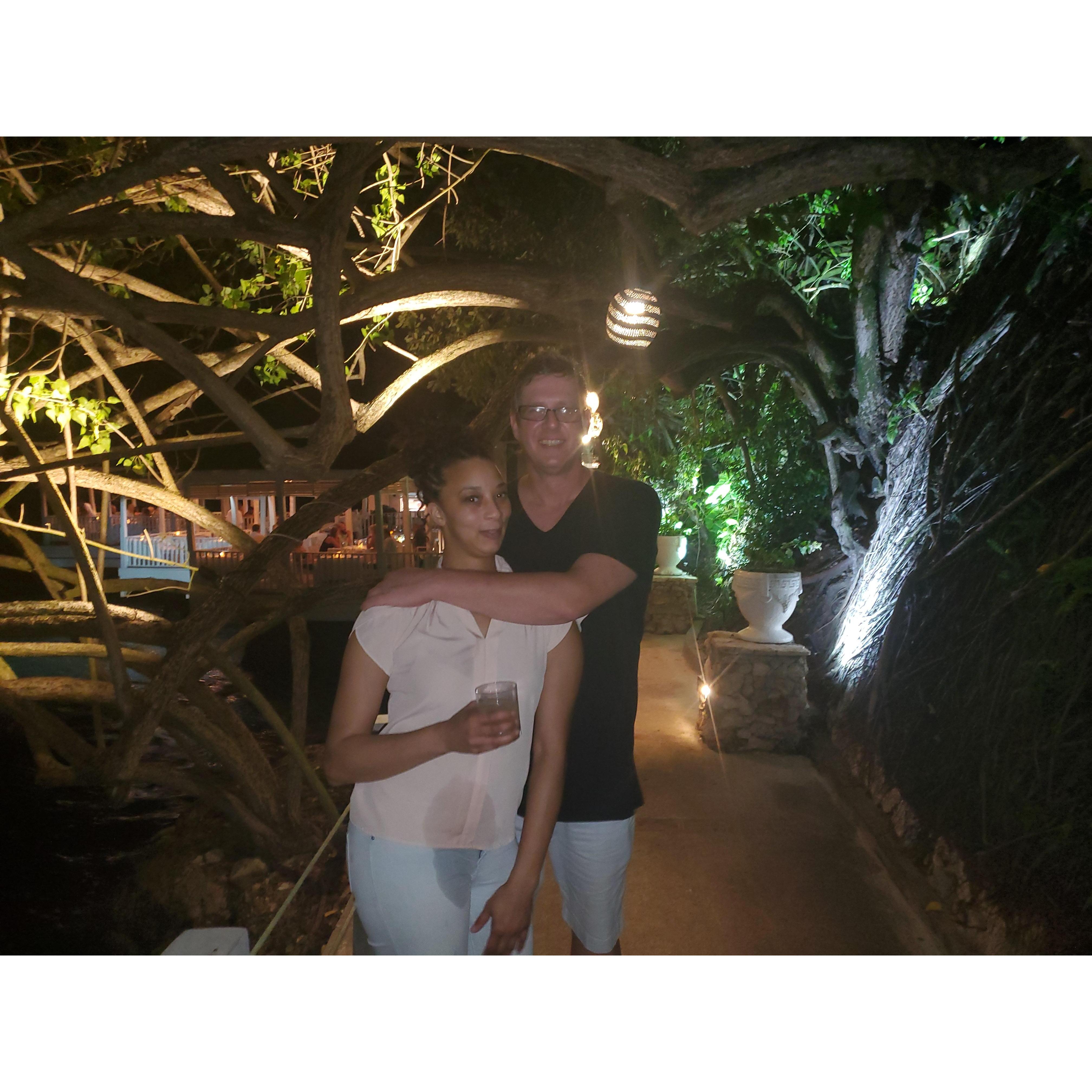No Keisha did not pee herself in Jamaica she spilled a drink as per usual