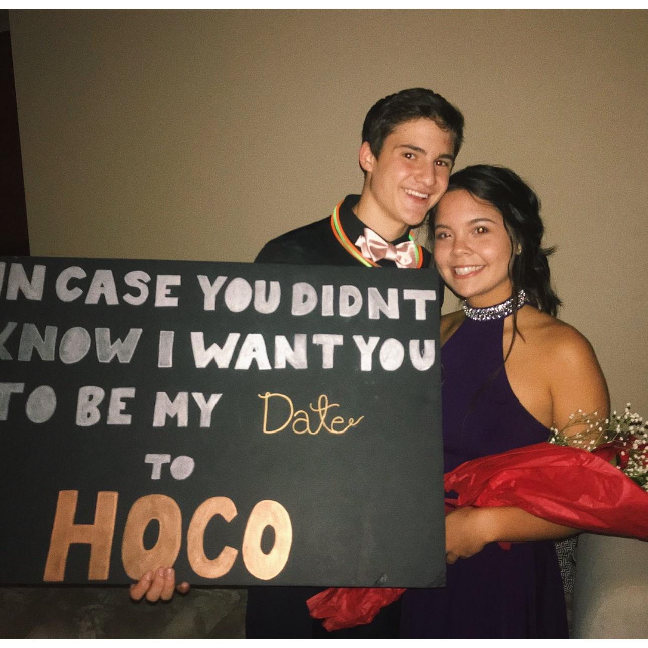 Michael's 16th birthday he asked me to homecoming!