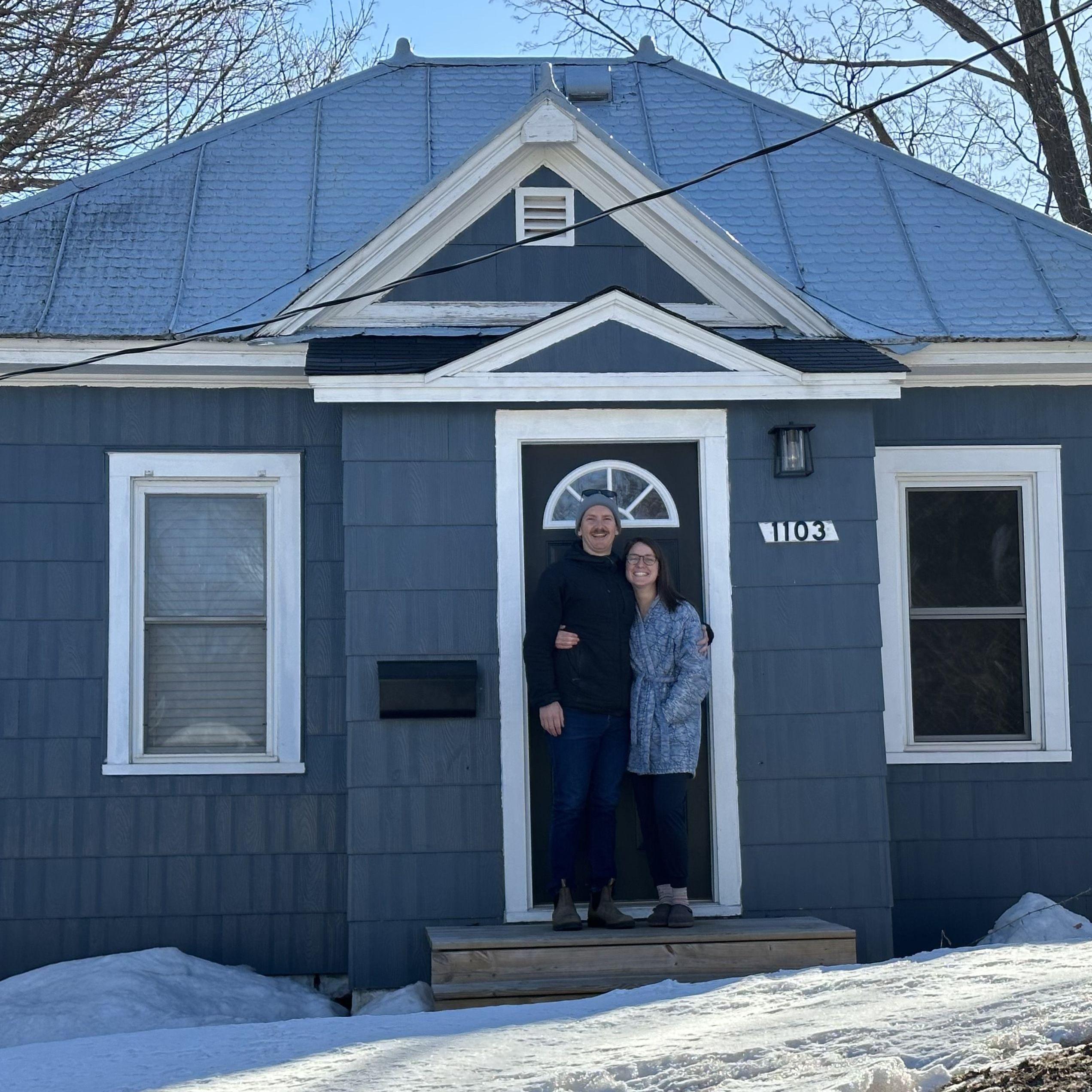 Our first home together!
