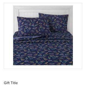 Sweet Home Collection Kids Fun & Colorful Spaceships Sheet Set - Boscov's