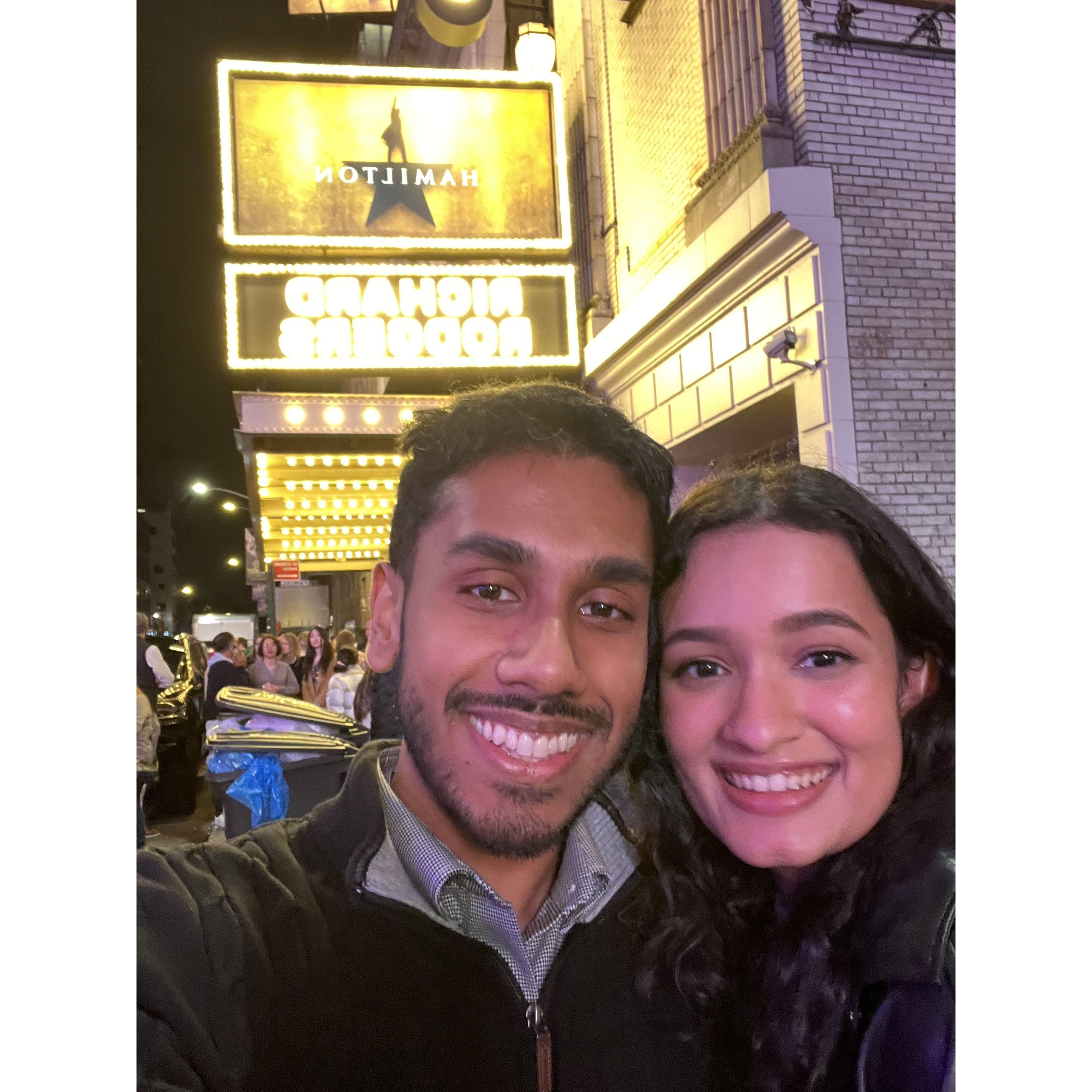 pretending to be cultured at Hamilton