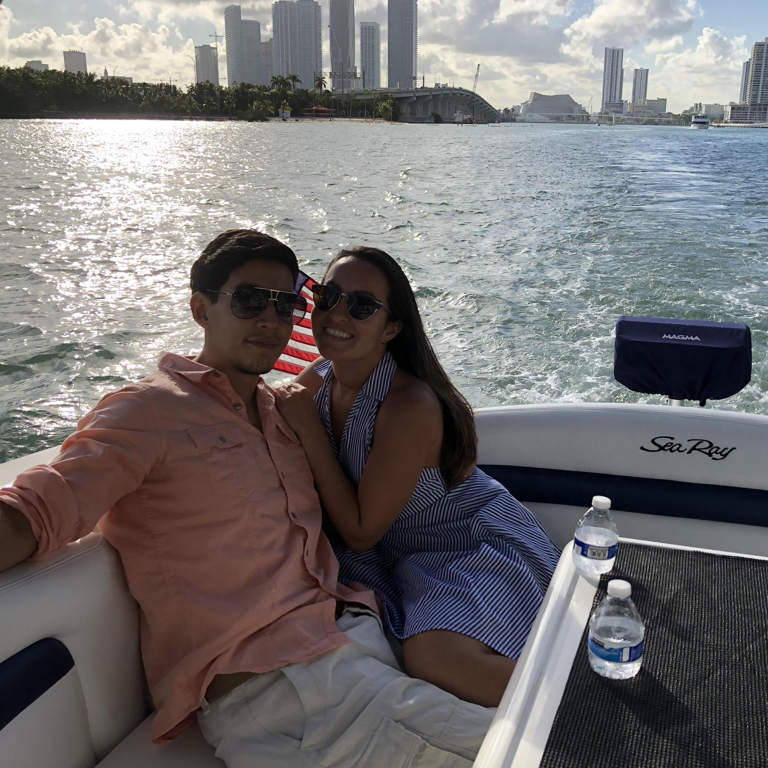 Yacht for Barbara's 25th birthday!