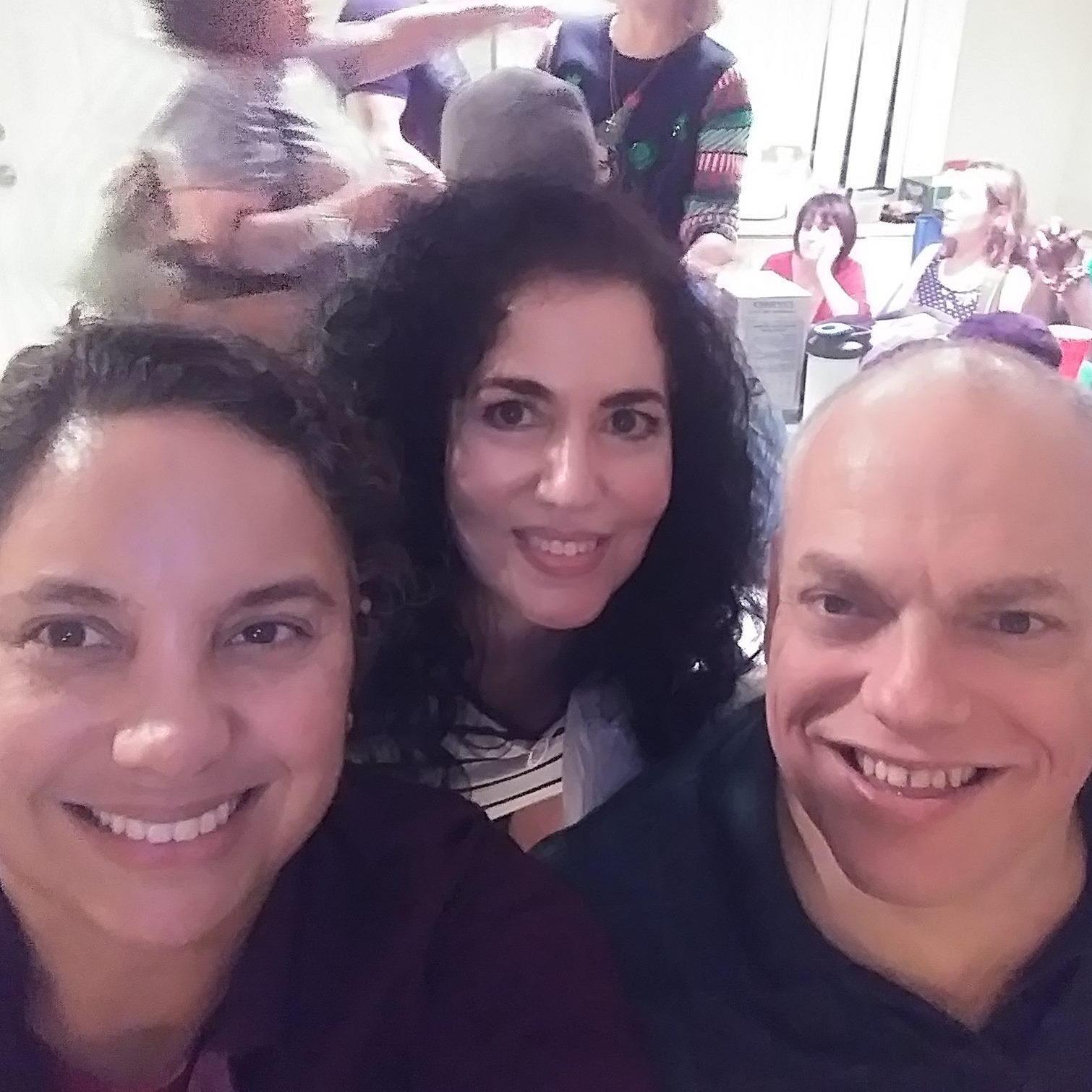 With our dear friend Idania.