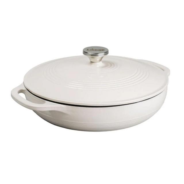 Essential Enamel Braiser - Oyster / 3.6 QT