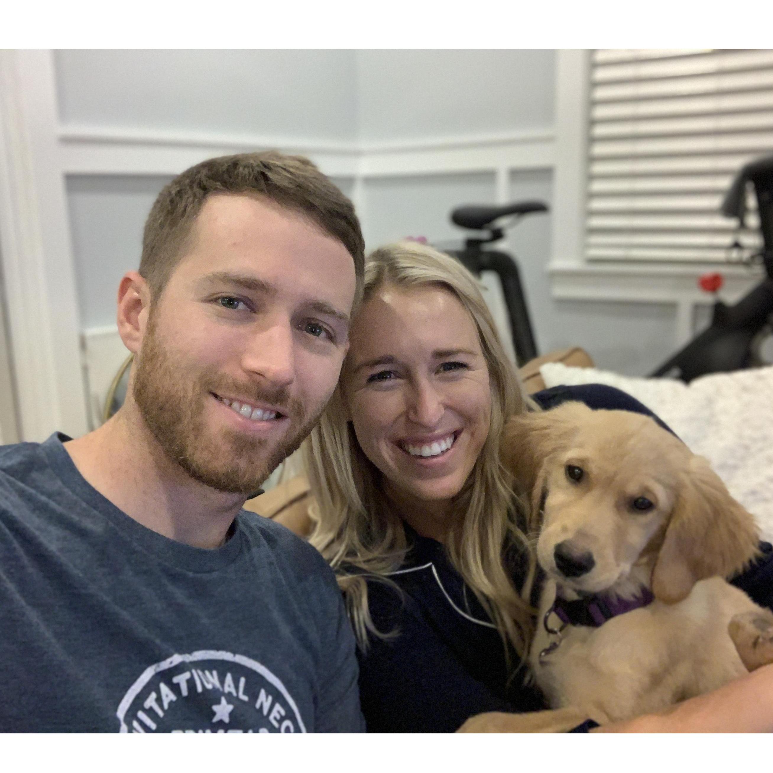 We got a puppy! Bee!