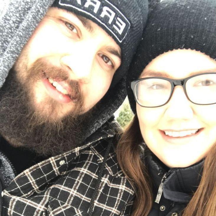 One of our earlier dates - skating at The Forks