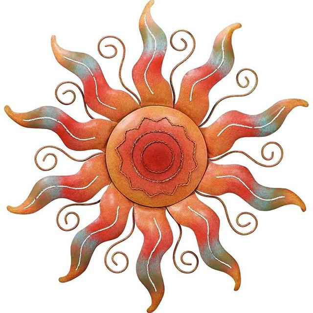 Regal Art & Gift Sun Wall Decor, Orange (5074)