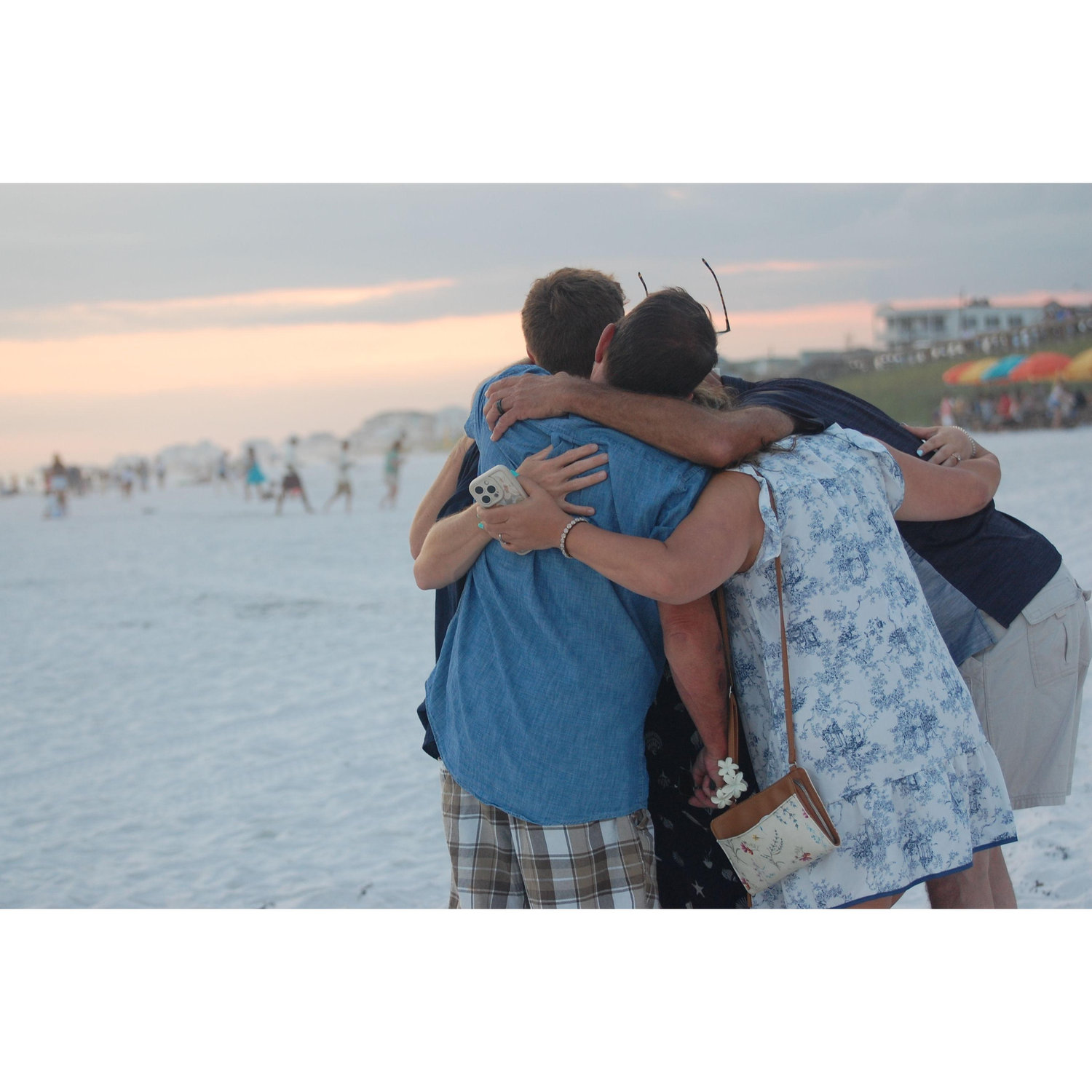 A family hug to really seal the deal!
