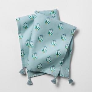 Light Blue Tasseled Napkin - Opalhouse™