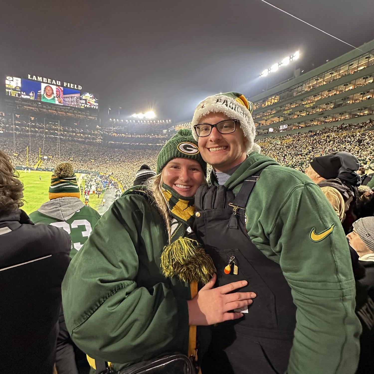 Most recent Packers game we got to go to! Packers 34, Saints 0 - December 23rd, 2024