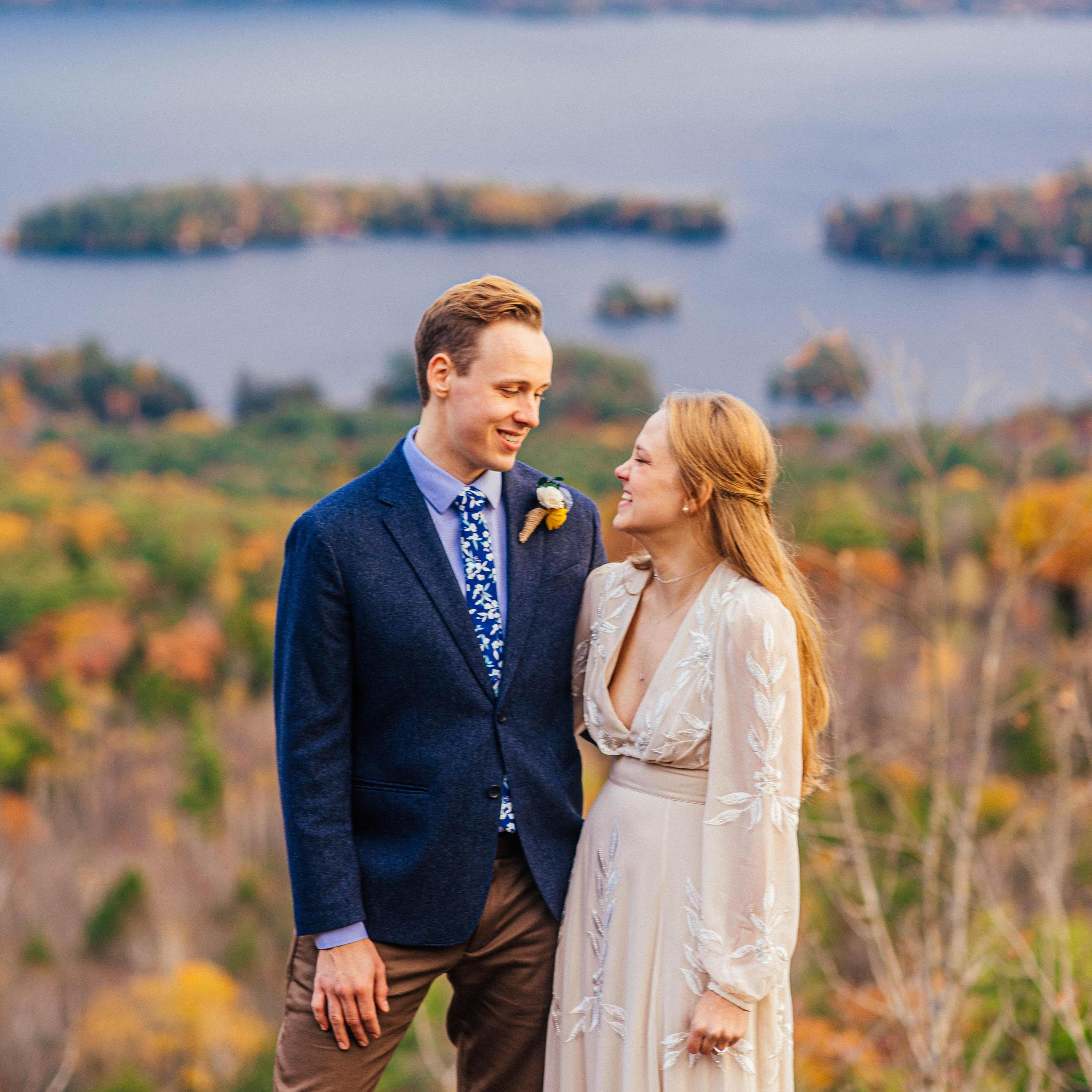 2020 - Elopement picture. Oooo pretty colors!